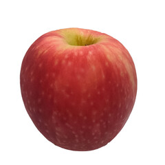 red apple on white background