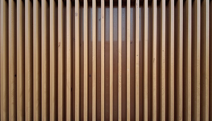 Obraz premium Veneer wall panels in modern interior design with clean lines