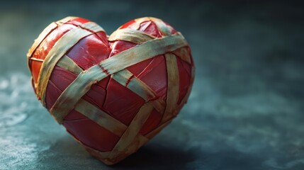 A Broken Heart, Mended and Bound: A Symbolic Representation of Resilience and Healing