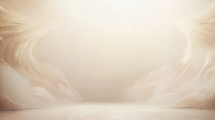 Calm serenity ethereal atmosphere abstract background dreamy environment soft colors conceptual art