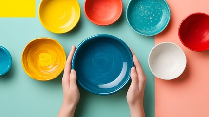 Vibrant Collage of Finished DIY Crafts Depicting Boundless Creative Possibilities