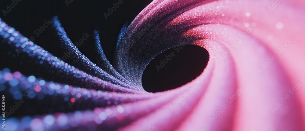 Poster a mesmerizing abstract swirl of colors creating a sense of depth and movement, representing innovati
