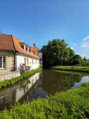 Water Castle Holtfeld, North Rhine-Westphalia, Germany, Europe.