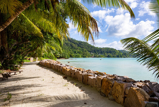 Anse A La Mouche Beach, Island Mahe, Republic of Seychelles.