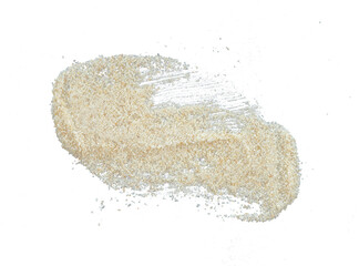 abstract sand beach spread isolated element