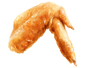 ジューシーな手羽先のイラスト © ajitama