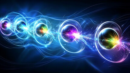 Obraz premium Quantum Energy Flow