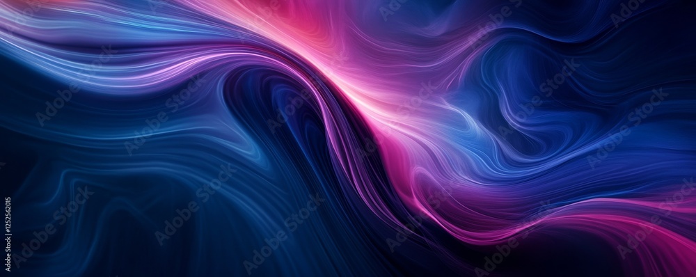 Poster abstract swirling colorful gradient with fluid motion