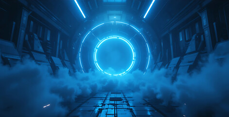 abstract background with glowing rays