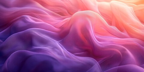 Fototapeta premium Pink Purple Silk Background, Generative AI