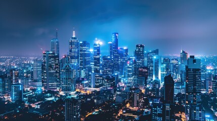 A Visually Dynamic Representation of a City Skyline