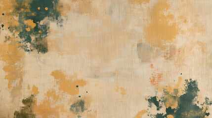 Earthy tones of terracotta, mustard, and sage green blending together in a soothing color palette.