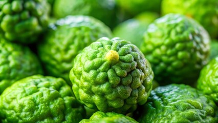 Obraz premium Exploring the culinary uses of kaffir lime in southeast asian cuisine a flavorful journey through tropical gardens