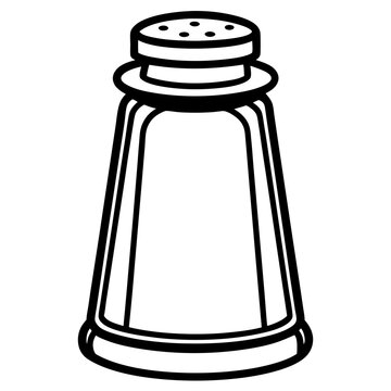recommend clip art: Salt Shaker Line Art Illustration
