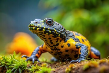 A Yellow-Bellied Toad's Journey Through the Remote Forest