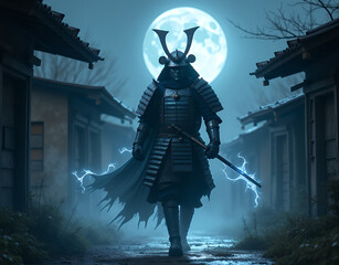Naklejka premium The Path of the Samurai
