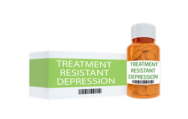Treatment Resistant Depression concept