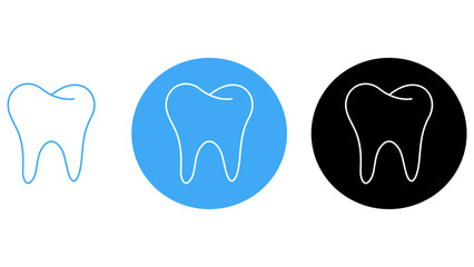 Vector icon designed for tooth.
