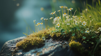 Fresh sprouts symbolizing a natural environment and effortless eco-friendly style for modern living.