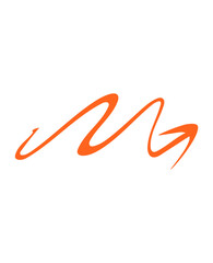 Obraz premium Abstract Orange Arrow