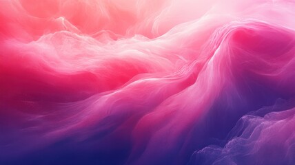 Dreamy Abstract Colorful Waves in Soft Light and Gradient Shades