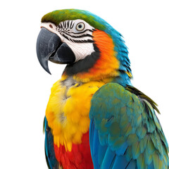 Fototapeta premium Vibrant Blue-and-gold Macaw Portrait