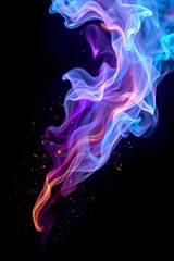 Obraz premium Abstract Colorful Smoke Art Background Image Download