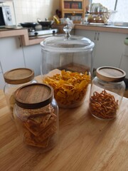 food containers on the table