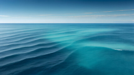 Fototapeta premium Infinite Blue Sea Horizon