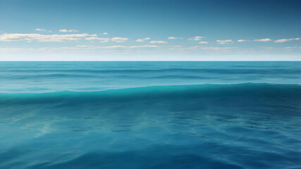 Obraz premium Infinite Blue Sea Horizon