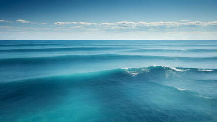 Naklejka premium Infinite Blue Sea Horizon