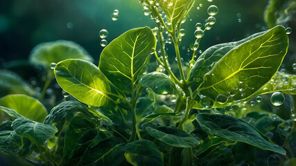 Green Leaves and Light Rays