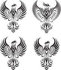 Fototapeta premium tribal tattoo design elements