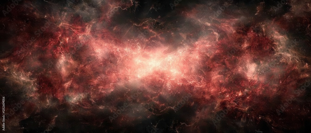 Poster cosmic explosion event universe digital art nebula spectacular view universe concepts
