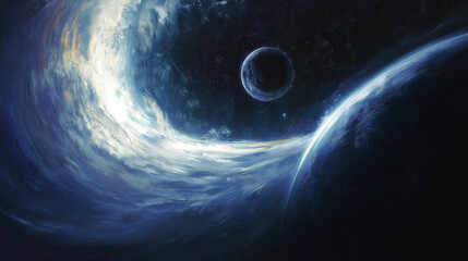 Earth and moon wallpaper