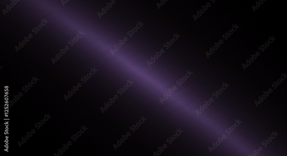 Poster this image features a diagonal beam of purple light illuminating a dark background, creating a stron
