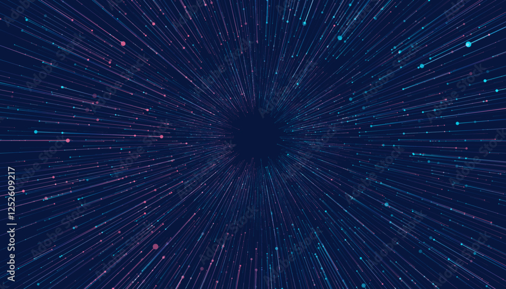 Poster technology background. big data visualization concept.