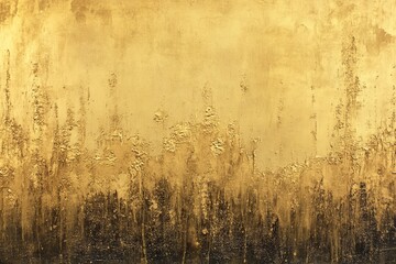 Golden abstract texture, art, background, wall decor, painting