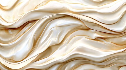Fototapeta premium Abstract Swirling Beige Cream Texture Background