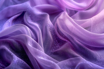Obraz premium Dreamy Sparkling Purple Fabric