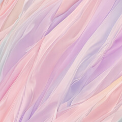 Obraz premium Digital painting of abstract pink and purple waves.