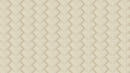 Seamless geometric pattern with a luxurious touch, floral designs enclosed within tessellated diamond shapes, 