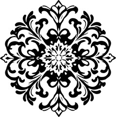 Elegant Mandala Art, Mandala
Intricate Symmetrical Pattern, Symmetry
Black and White Mandala, Monochrome
Ornamental Circular Design, Ornament
Detailed Line Art Mandala, Line Art
Floral-Inspired Mandal