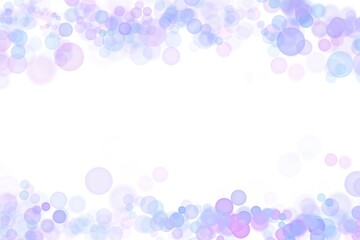 紫と青のぼかし効果の丸い光が広がるエレガントな背景 | Elegant Background with Purple and Blue Blurred Circular Lights