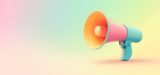 megaphone, marketing and sales. digital marketing and advertising concept Graphic design suitable for business social media and promotional campaigns  