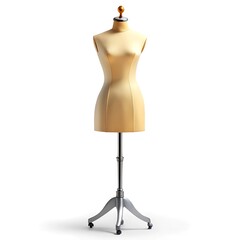 mannequin isolated on white