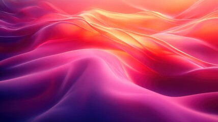 Obraz premium Vibrant Colorful Wave Patterns in Abstract Fluid Motion Artwork
