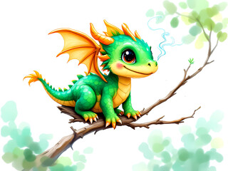Obraz premium dragon fantasy cartoon