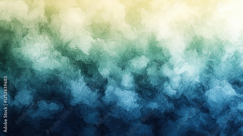 Poster abstract representation of swirling colors in a gradient pattern over a canvas background