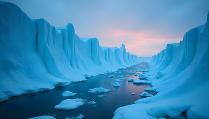 Fototapeta premium iceberg in the sea